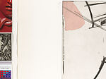 Where the Ceiling Meets the Floor, Dan Rizzie (American, born 1951), Etching and drypoint on chine collé