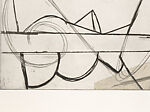 Where the Ceiling Meets the Floor, Dan Rizzie (American, born 1951), Etching and drypoint on chine collé