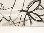 Where the Ceiling Meets the Floor, Dan Rizzie (American, born 1951), Etching and drypoint on chine collé