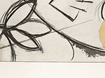 Where the Ceiling Meets the Floor, Dan Rizzie (American, born 1951), Etching and drypoint on chine collé