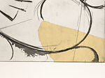 Where the Ceiling Meets the Floor, Dan Rizzie (American, born 1951), Etching and drypoint on chine collé