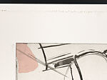 Where the Ceiling Meets the Floor, Dan Rizzie (American, born 1951), Etching and drypoint on chine collé