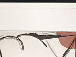 Where the Ceiling Meets the Floor, Dan Rizzie (American, born 1951), Etching and drypoint on chine collé