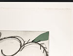 Where the Ceiling Meets the Floor, Dan Rizzie (American, born 1951), Etching and drypoint on chine collé