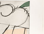 Where the Ceiling Meets the Floor, Dan Rizzie (American, born 1951), Etching and drypoint on chine collé