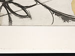 Where the Ceiling Meets the Floor, Dan Rizzie (American, born 1951), Etching and drypoint on chine collé