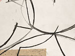 Where the Ceiling Meets the Floor, Dan Rizzie (American, born 1951), Etching and drypoint on chine collé