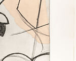 Where the Ceiling Meets the Floor, Dan Rizzie (American, born 1951), Etching and drypoint on chine collé