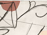 Where the Ceiling Meets the Floor, Dan Rizzie (American, born 1951), Etching and drypoint on chine collé