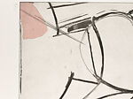 Where the Ceiling Meets the Floor, Dan Rizzie (American, born 1951), Etching and drypoint on chine collé