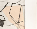 Where the Ceiling Meets the Floor, Dan Rizzie (American, born 1951), Etching and drypoint on chine collé