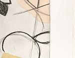 Where the Ceiling Meets the Floor, Dan Rizzie (American, born 1951), Etching and drypoint on chine collé