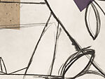 Where the Ceiling Meets the Floor, Dan Rizzie (American, born 1951), Etching and drypoint on chine collé