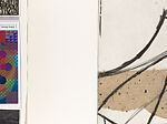 Where the Ceiling Meets the Floor, Dan Rizzie (American, born 1951), Etching and drypoint on chine collé