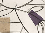 Where the Ceiling Meets the Floor, Dan Rizzie (American, born 1951), Etching and drypoint on chine collé