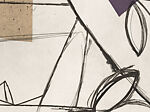 Where the Ceiling Meets the Floor, Dan Rizzie (American, born 1951), Etching and drypoint on chine collé