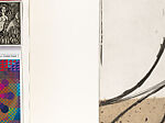 Where the Ceiling Meets the Floor, Dan Rizzie (American, born 1951), Etching and drypoint on chine collé