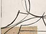 Where the Ceiling Meets the Floor, Dan Rizzie (American, born 1951), Etching and drypoint on chine collé