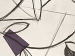 Where the Ceiling Meets the Floor, Dan Rizzie (American, born 1951), Etching and drypoint on chine collé
