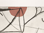 Where the Ceiling Meets the Floor, Dan Rizzie (American, born 1951), Etching and drypoint on chine collé