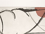 Where the Ceiling Meets the Floor, Dan Rizzie (American, born 1951), Etching and drypoint on chine collé
