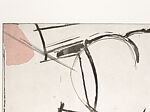 Where the Ceiling Meets the Floor, Dan Rizzie (American, born 1951), Etching and drypoint on chine collé