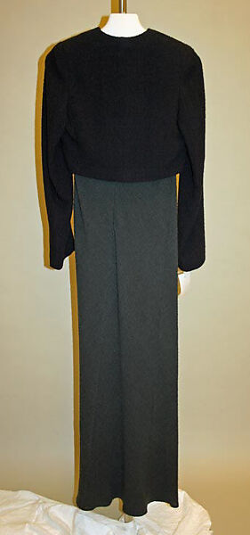 Ensemble, Calvin Klein, Inc. (American, founded 1968), (a,b) wool, nylon; (c,d) leather, American