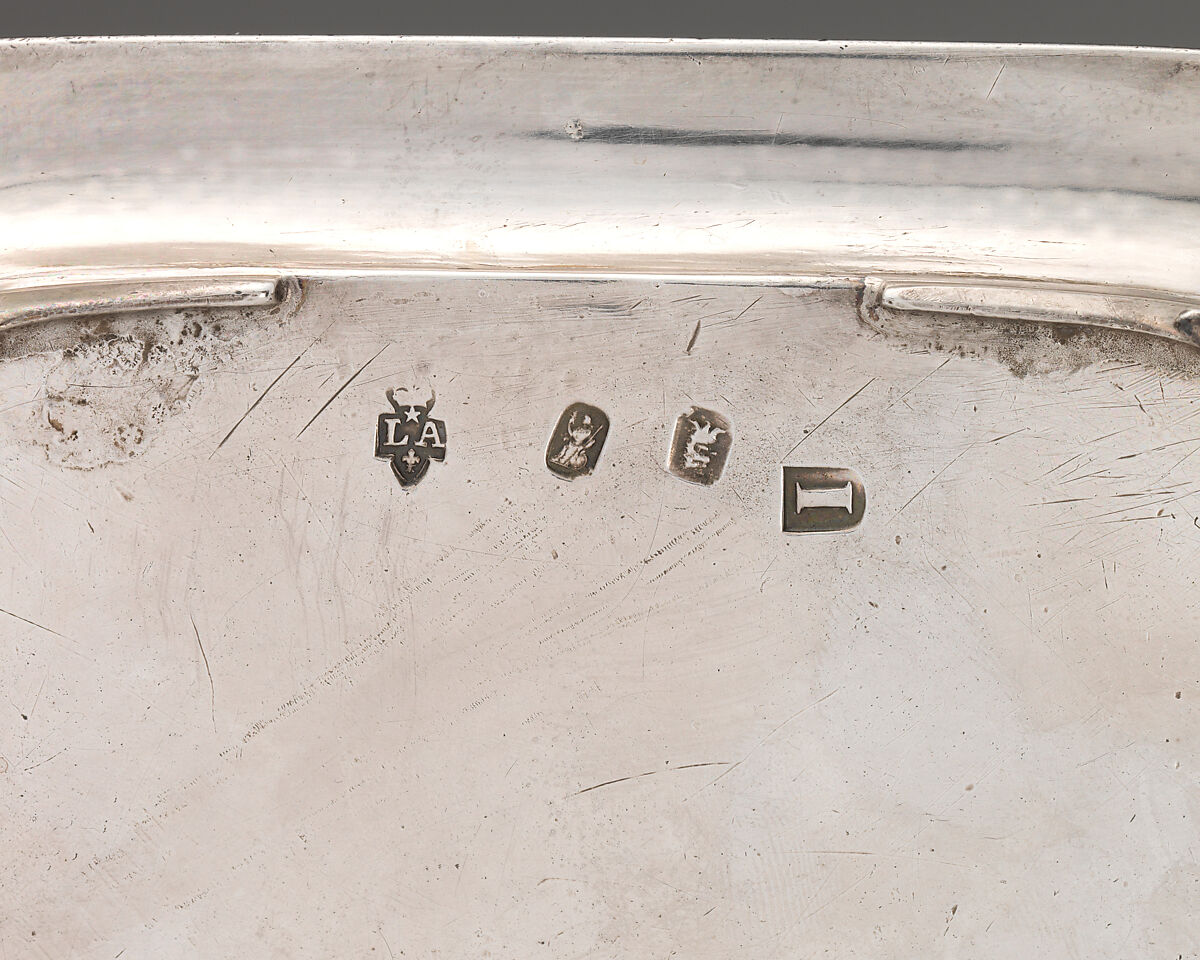 Salver (one of a pair), Paul de Lamerie (British, 1688–1751, active 1712–51), Silver, British, London