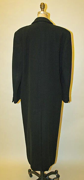Coat, Calvin Klein, Inc. (American, founded 1968), wool              , American