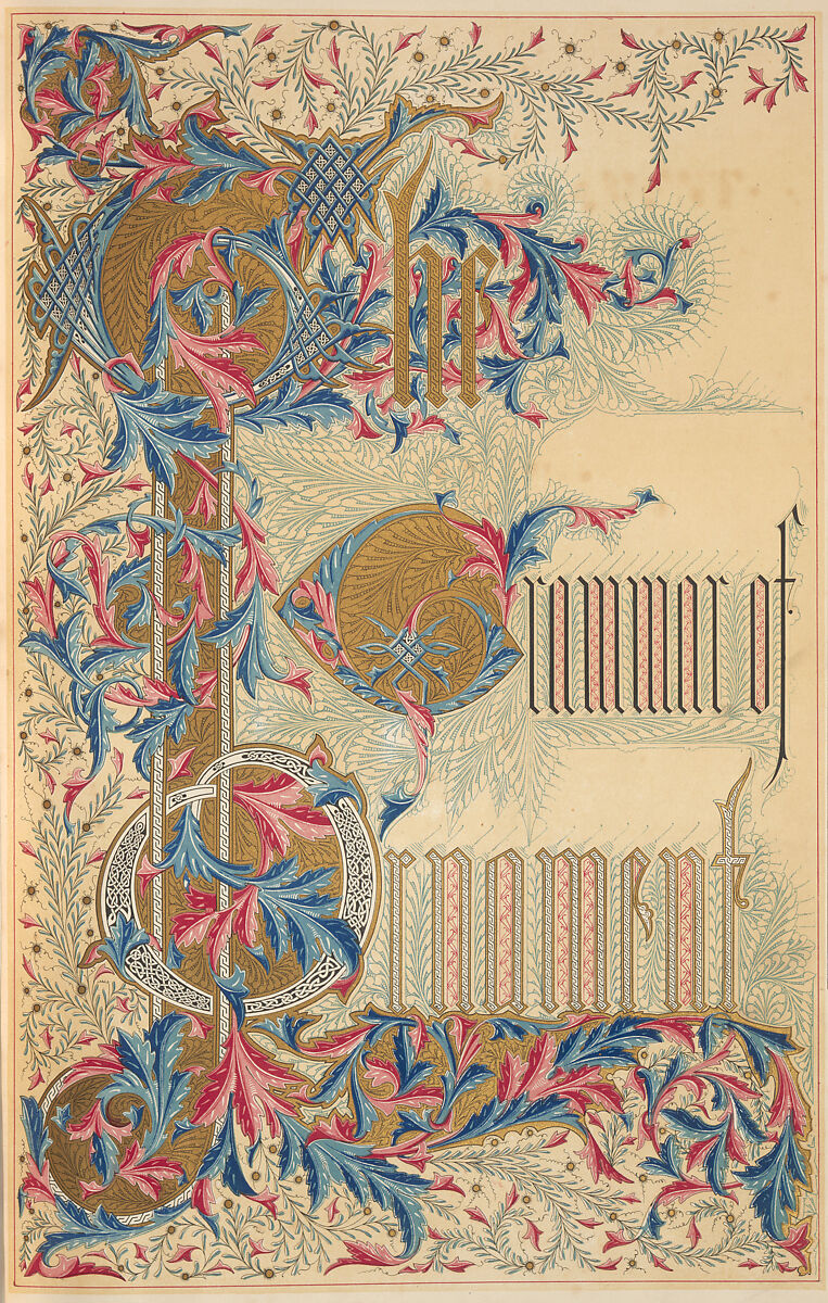 The grammar of ornament, Owen Jones (British, London 1809â€“1874 London)