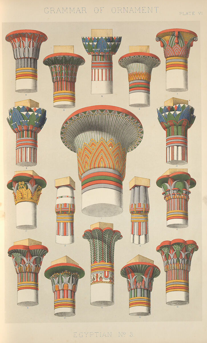 The grammar of ornament, Owen Jones (British, London 1809–1874 London), Chromolithography