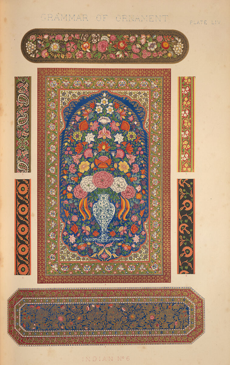 The grammar of ornament, Owen Jones (British, London 1809–1874 London), Chromolithography