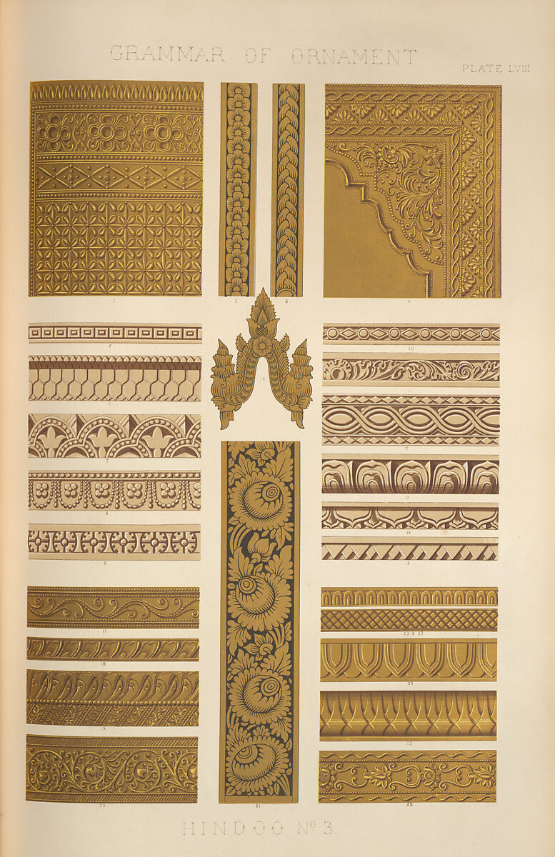 The grammar of ornament, Owen Jones (British, London 1809–1874 London), Chromolithography