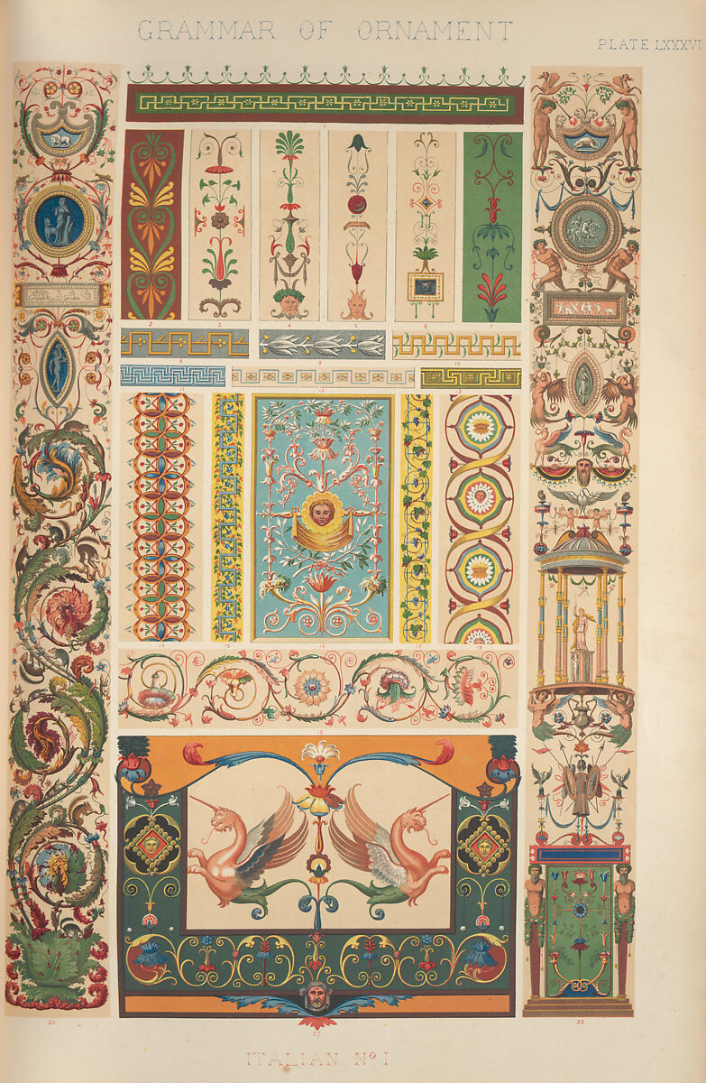 The grammar of ornament, Owen Jones (British, London 1809–1874 London), Chromolithography
