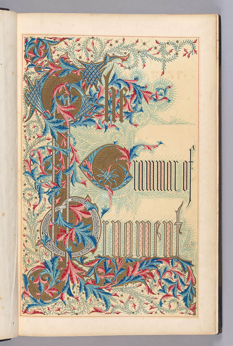The grammar of ornament, Owen Jones (British, London 1809–1874 London), Chromolithography