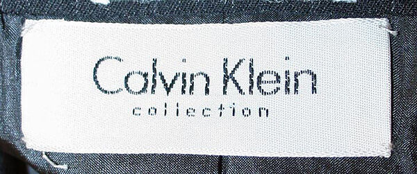 Ensemble, Calvin Klein, Inc. (American, founded 1968), (a,b,d) silk; (c) wool, nylon, spandex; (e,f) suede, American
