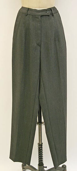 Pantsuit, Calvin Klein, Inc. (American, founded 1968), wool, nylon, American