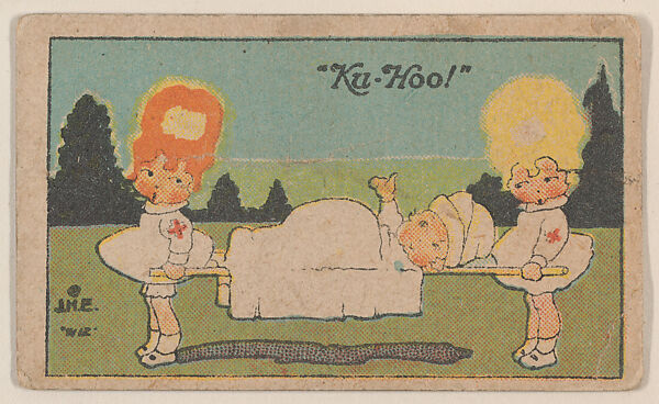 "Ku - Hoo!" from Eggers comic cards (W607), Commercial color photolithograph 