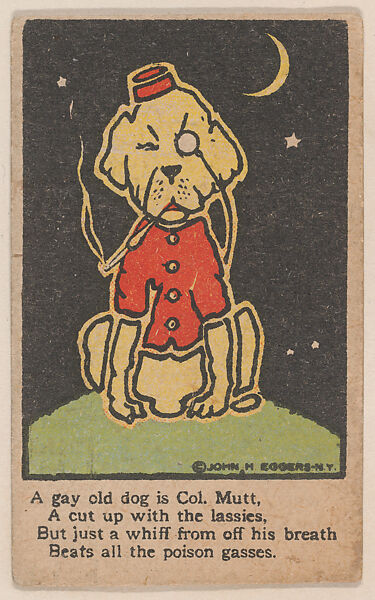 Col. Mutt from Eggers comic cards (W607), Commercial color photolithograph 