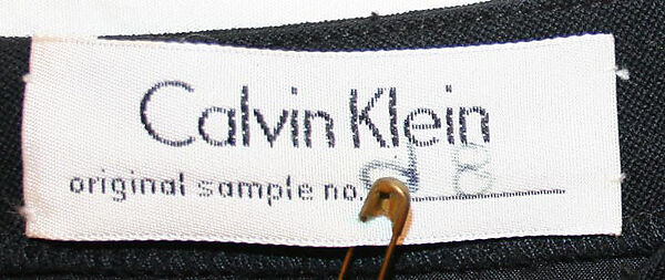 Ensemble, Calvin Klein, Inc. (American, founded 1968), (a,b) wool; (c,d) silk, American