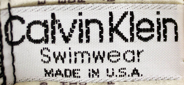 Bathing suit, Calvin Klein, Inc. (American, founded 1968), nylon, lycra, American