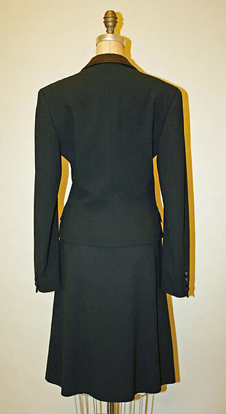 Evening suit, Calvin Klein, Inc. (American, founded 1968), wool, silk, American