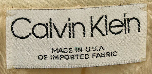 Ensemble, Calvin Klein, Inc. (American, founded 1968), (a,b) cotton, linen; (c,d) silk, American