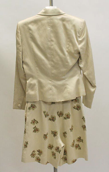 Ensemble, Calvin Klein, Inc. (American, founded 1968), (a,b) cotton, linen; (c,d) silk, American