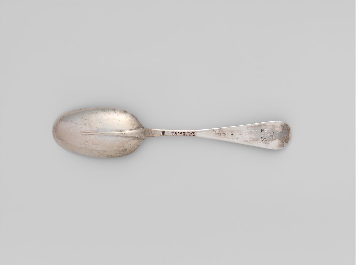 Spoon, Jonathon Reed (active ca. 1730–42), Silver, American