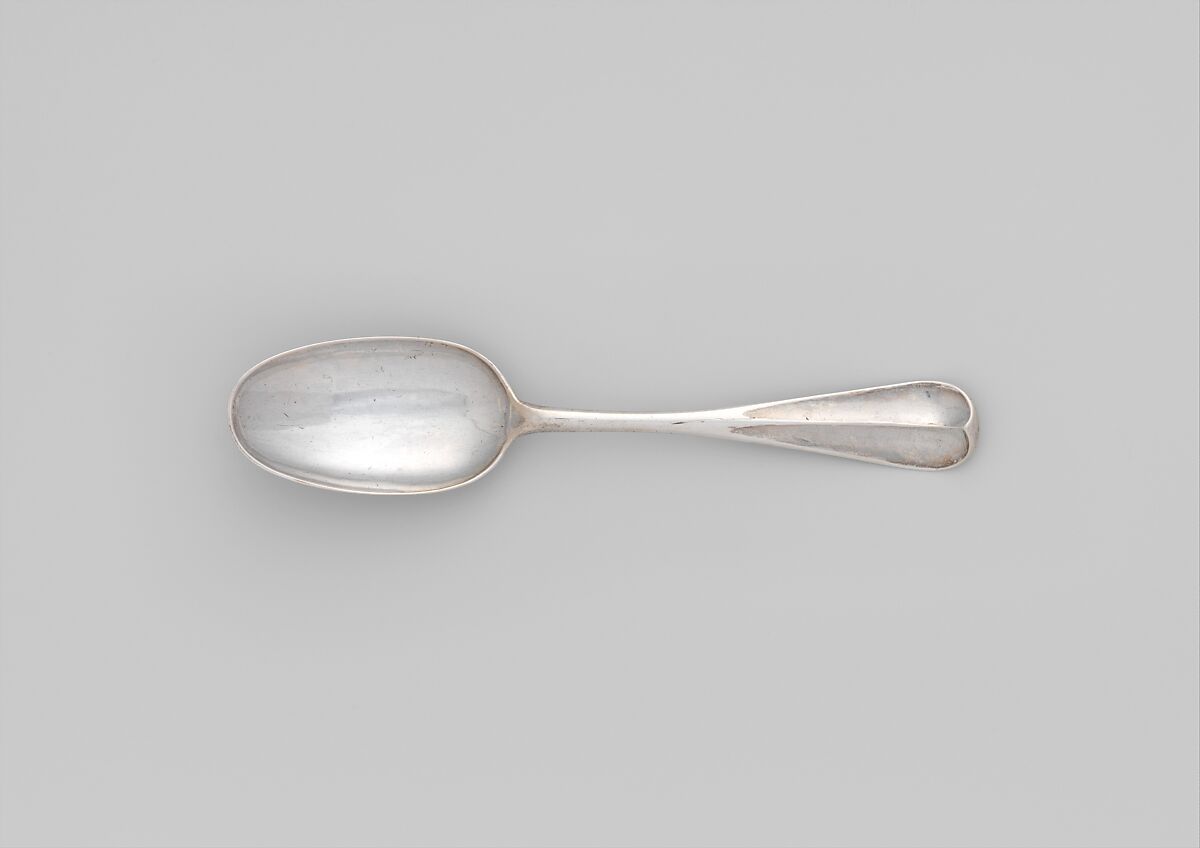 Spoon, Jonathon Reed (active ca. 1730–42), Silver, American 