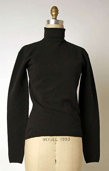 Ensemble, Calvin Klein, Inc. (American, founded 1968), (a–c) wool; (d) lambswool, nylon, spandex, American