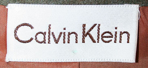 Ensemble, Calvin Klein, Inc. (American, founded 1968), (a–c) wool; (d) silk, American