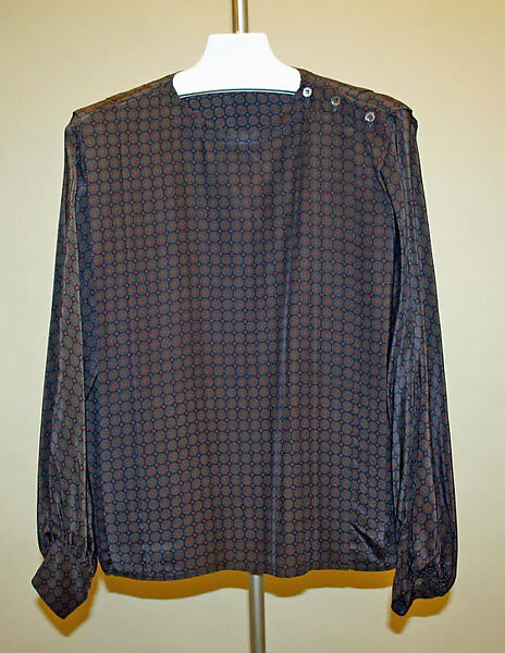 Ensemble, Calvin Klein, Inc. (American, founded 1968), (a–c) wool; (d) silk, American