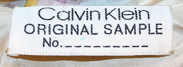 Ensemble, Calvin Klein, Inc. (American, founded 1968), silk, American